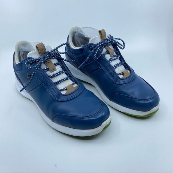 FootJoy Shoes - FootJoy Women’s Stratos Waterproof Leather Golf Shoes Color Blue SZ 8